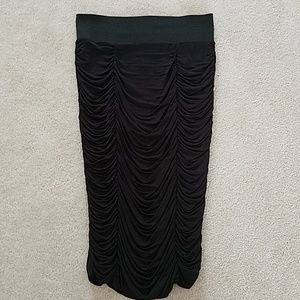 H&M black bodycon skirt